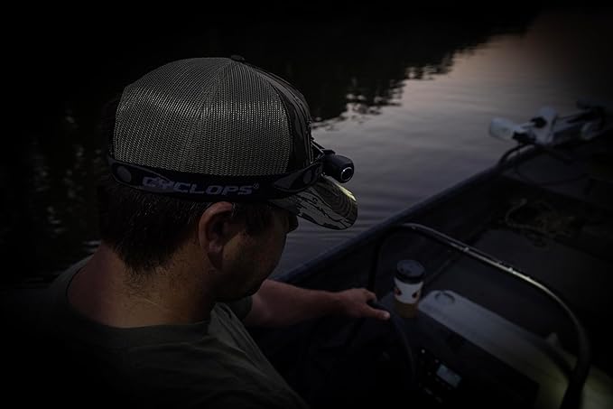CYCLOPS Hades Headlamp | Tactical Durable Lightweight Aluminum Compact Adjustable Headband Weather Resistant IPX4 Rechargeable Removable 5 Modes Bright LED 1000 Lumen Headlight