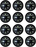Sun Company Compass Capsules - Pack of 12 Compasses | Different Sizes and Grades Available