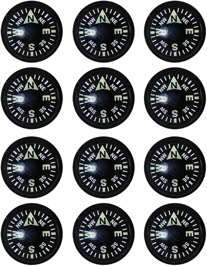 Sun Company Compass Capsules - Pack of 12 Compasses | Different Sizes and Grades Available