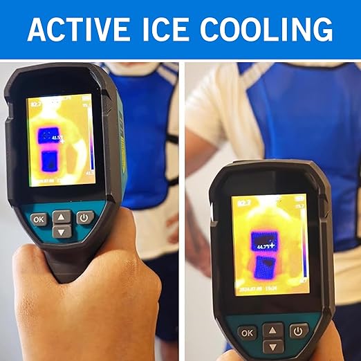 Cooling Vest for Men & Women - Adjustable Lightweight Ice Vest, S-XXL, Includes 8 Ice Packs, Ideal for Motorcycle, MS, Mascots & Outdoor Stay Cool Activities