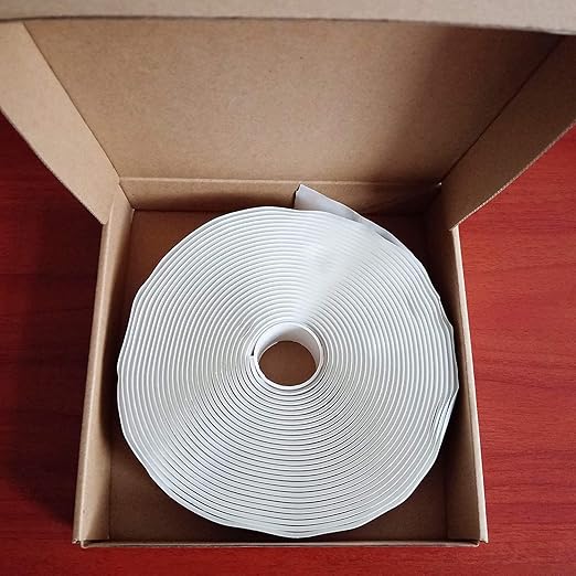 LLPT Butyl Tape White 3/4 Inch x 33Ft 2 Pack Tight Seal for Leak Proof EPDM RV Repair Window Glass Boat Sealing Roof Pipe Patching(WST342)