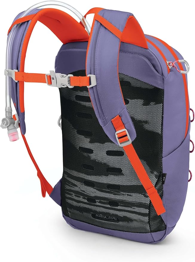 Osprey HydraJet 12L Kids' Hiking Backpack with Hydraulics Reservoir, Euphoria Purple