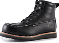 Golden Retriever 6''Composite/Soft Toe Work Boots For Men,Waterproof Wedge Moc Toe, Oil/Slip Resistant, Leather Welt, Industrial Construction Durty work Boots,EH G6155-G6255-G6355