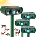 2026 Upgraded Cat Repellent Outdoor Ultrasonic Solar Animal Repeller Squirrel Deer Repellent with Motion Sensor Racoon Fortress Pro Animal Deterrent Devices for Dog Rabbit Skunk Repellent for Yard