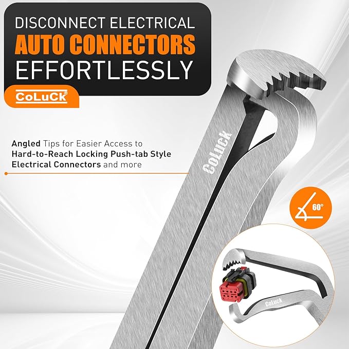 3Pcs Electrical Disconnect Pliers, Upgrade Electrical Connector Pliers, Automotive Electrical Connector Removal Tool, Automotive Electrical Terminal Connector Separator Removal Tool for Cars