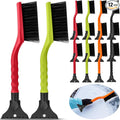 Uiifan 12 Pcs 16 Inch Winter Car Snow Brush Set Ice Scraper and Snow Brush for Car Windshield, Soft Bristle Head, 2 in 1 Winter Removal Tool for SUV and Truck Multi Functional Accessories Gift