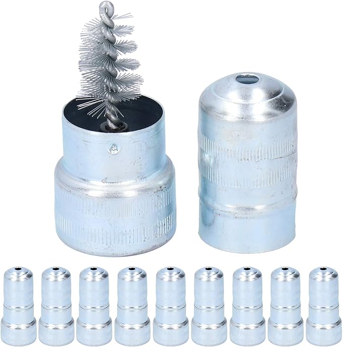Terminal Cleaning Brush Stainless Steel Car Battery Cleaner Dirt Clean Tool 10pcs Hand Accessory