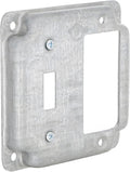 Hubbell-Raco 814C 1 Toggle and 1 GFCI 4-Inch Square Exposed Work Cover