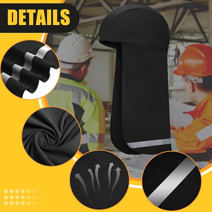 Sintege 4 Pieces Sun Shade Hat Neck Sun Shade Hat Cooling Skull Cap