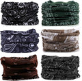 Neck Gaiter Face Cover Bandana Mask Scarf, Breathable Sun& Dust-proof for Cycling Running Fishing Hiking