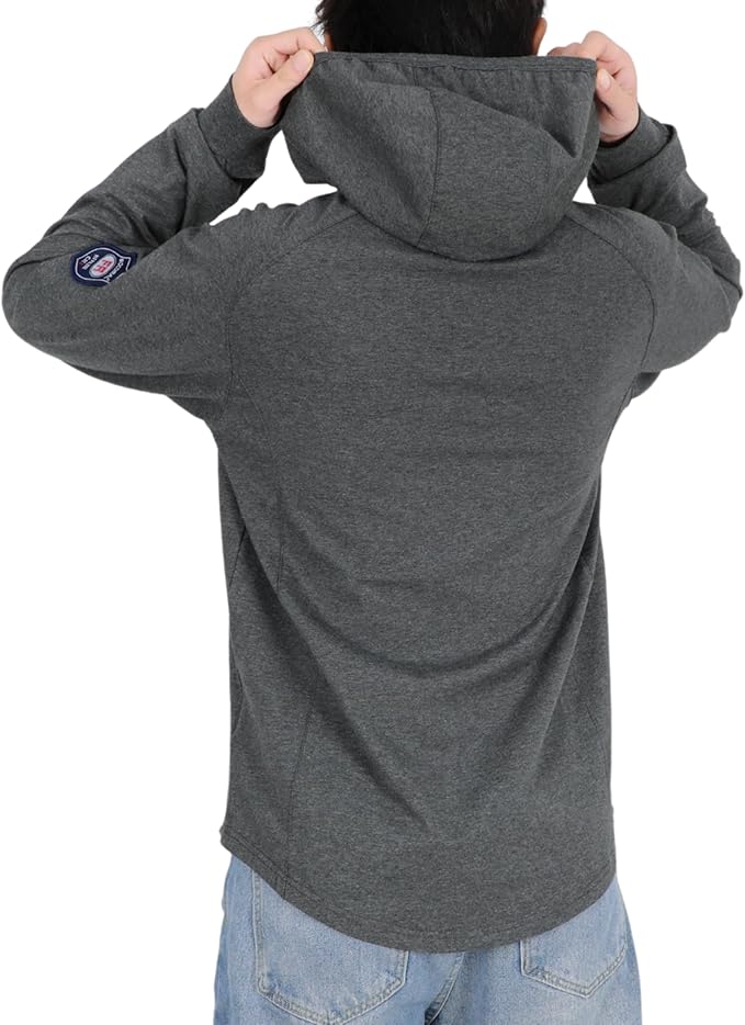 BOCOMAL FR Hooded T Shirts Chest Pocket Fire Resistant Summer Hoodie NFPA2112 CAT2 Flame Retardant FRC Welding Work Shirt