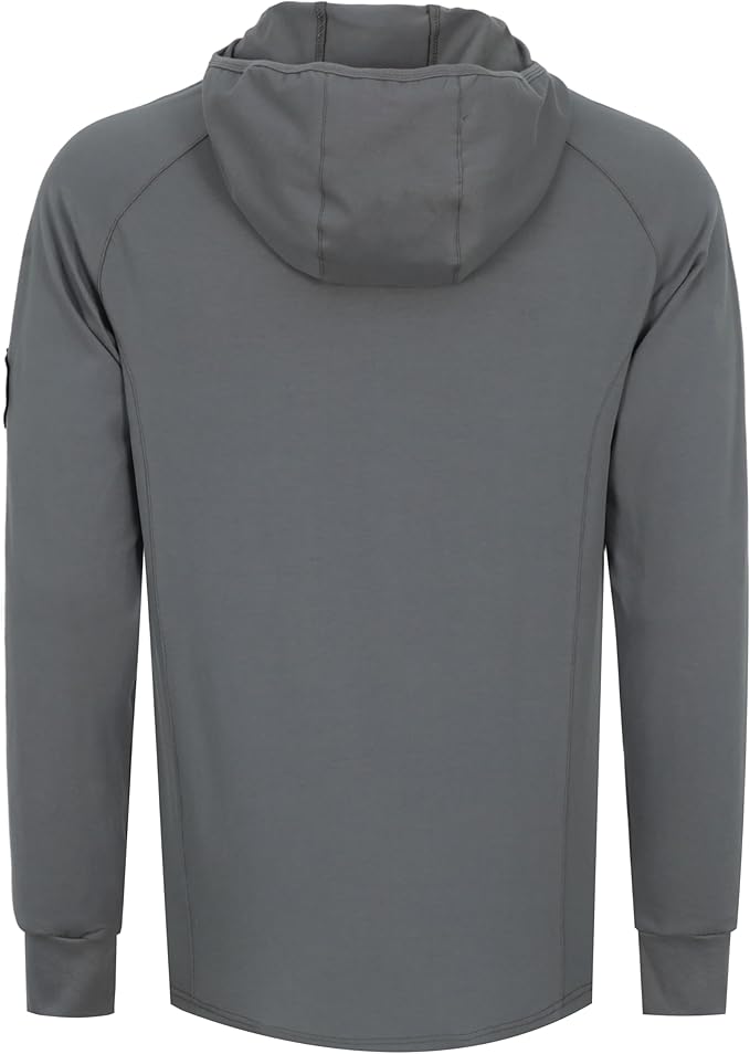 BOCOMAL FR Hooded T Shirts Chest Pocket Fire Resistant Summer Hoodie NFPA2112 CAT2 Flame Retardant FRC Welding Work Shirt