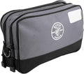 Klein Tools Tool Pouch, Dual Compartments, Heavy-Duty Tool Bag Organizer, Multipurpose Bag