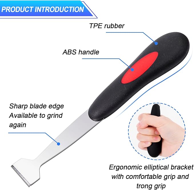 Windshield Removal Tools Universal Car Windscreen Quick Release Cold Knife Windshield and car Window Glass Urethane Scraper Tool Set，7-Piece Set