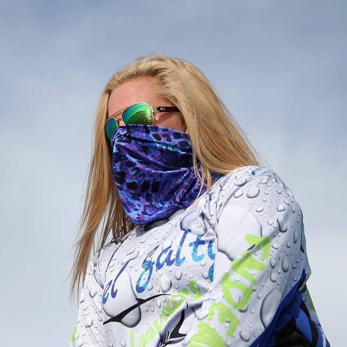 KastKing Sol Armis Neck Gaiter - UPF 50 Face Mask - UV Sun Protection Mask for Men & Women, Fishing, Hiking