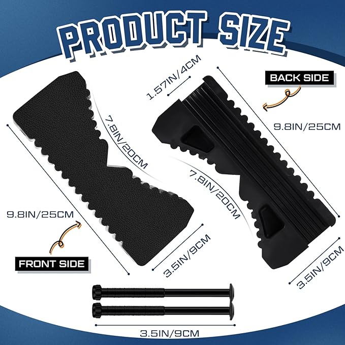 Rubber Steep Ladder Stabilizer, Anti-slip Ladder Accessory, Extension Stepladder Attachment Against Wall, Fall Prevention, Scratch Protection, Telegraph Pole Trunk for Added Stability Safety