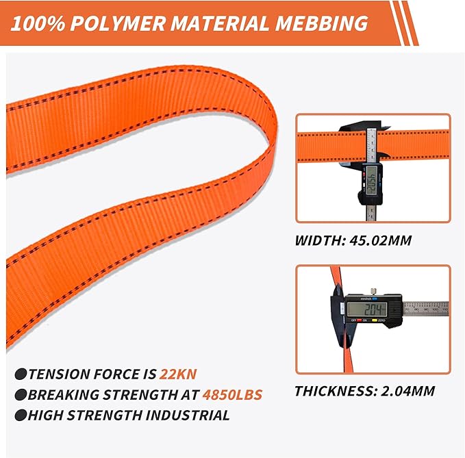Safety Harness Fall Protection Kit Full Body Roofing Harnesses With Internal Shock Absorbing Lanyard, Orange Safety Harness For Construction OSHA/ANSI Compliant