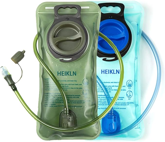 Hydration Bladder 1.5L-2L-2.5L-3L,Leak Proof Water Reservoir, BPA Free Military Water Storage Bladder Bag Hydration Pack Replacement Easy Clean for Bicycling Hiking Camping Hunting Running