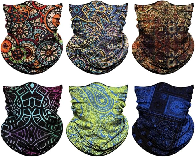 JOEYOUNG Headwear, Bandana, Neck Gaiter Head Wrap Headband Balaclava Magic Scarf