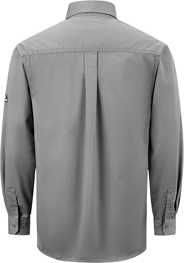 100% Cotton Mens Fr Shirts 7.5oz Flame Resistant Shirts NFPA2112 Men's Fire Retardant Welding Shirts