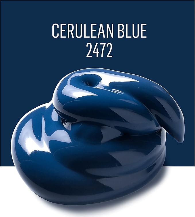 FolkArt Outdoor Acrylic Paint in Assorted Colors (2 Ounce), 2472 Cerulean Blue