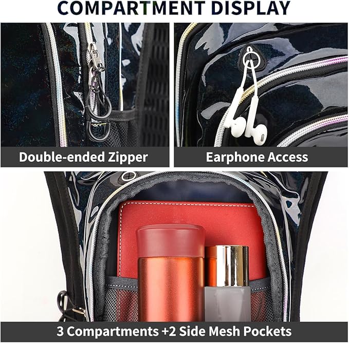 Hydration Pack, Hydration Backpack with 2L Hydration Bladder, Festival Essential Water Backpack, Lightweight Hydration Bag Hydropack Hydro for Running, Biking, Music Festival Gear, Rave