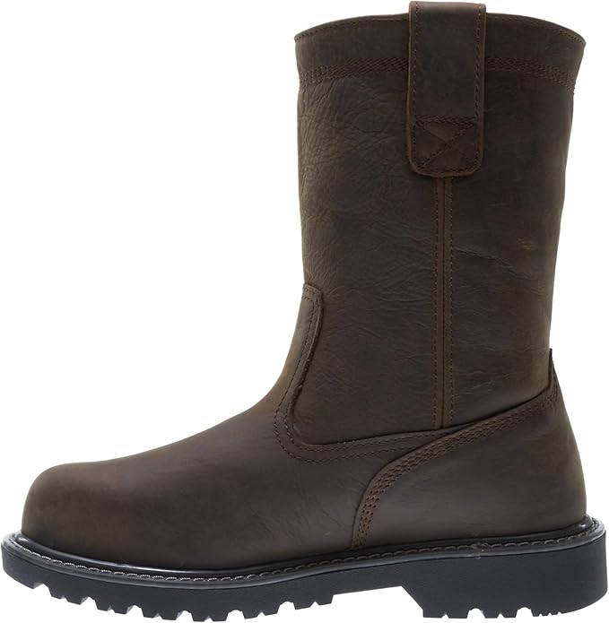 Wolverine Men's Floorhand Waterproof 10in Wellington Dark Brown Work Boot