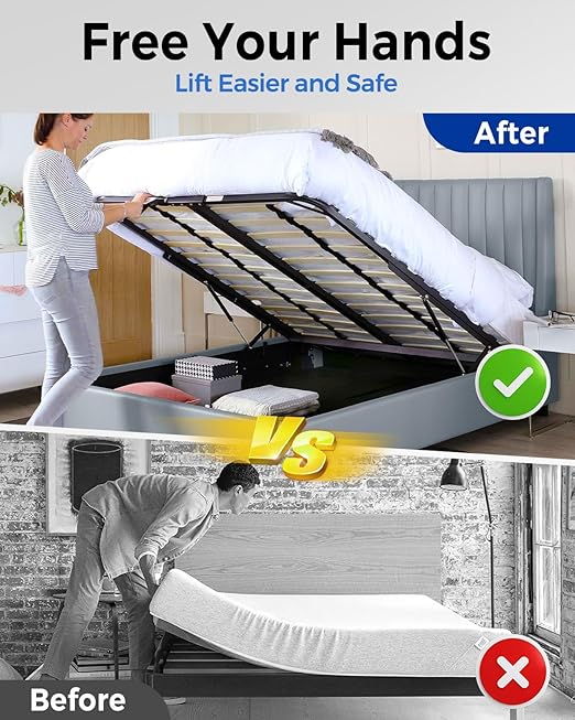 ARANA Gas Struts 20 inch 250lb with Brackets (2 Pack) - Heavy Duty Lift Support for RV Bed Hatch & Storage Box Lid - Hydraulic Spring Shocks for Camper Bed, Cellar Door, Floor Hatch
