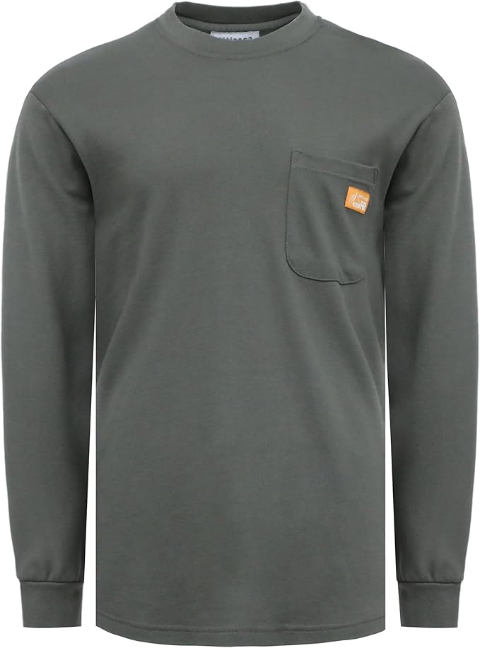 Titicaca FR Shirts Flame Resistant T Shirts 100% Cotton Men's Pre-Washed Fire Retardant T-Shirts