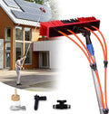 35 FT Water Fed Pole Kit Adjustable Solar Panel Cleaning Kit Cleaner Tool for Window Glass Roof Outdoor Glass Brush Window Washing Equipment (35FT)