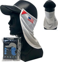 CoolNES - UV Sun Protection Neck Drape Adjustable Multifunctional 2 in 1 Face Covering for Outdoor Fishing - Unisex