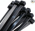 extra Long zip ties heavy duty 48 inch Black cable ties for outdoor use 10 pcs strong thick wire ties large ziptie uv resistant big industrial plastic tie wraps