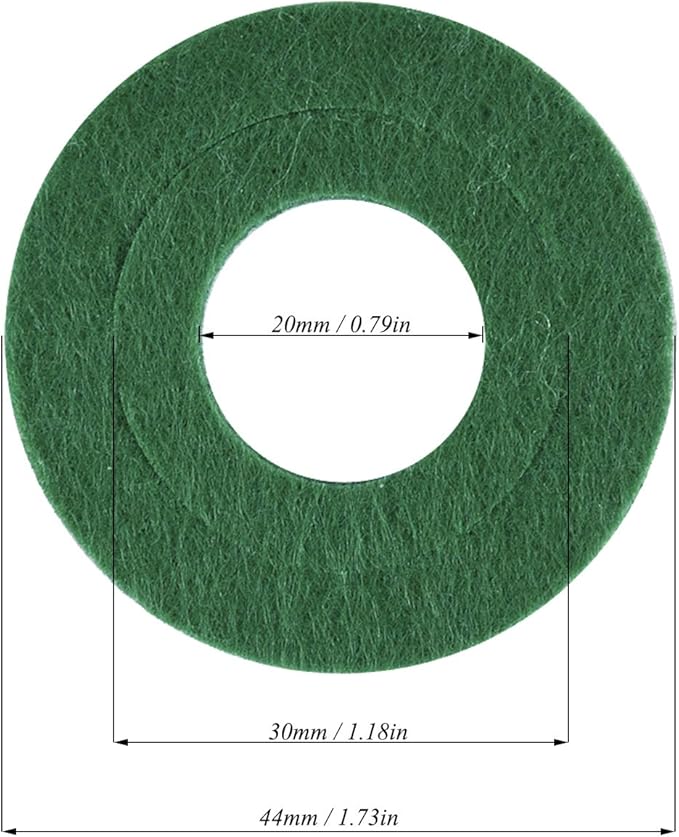 Febrytold 24 Pcs Battery Terminal Anti Corrosion Washers, 12 Pcs Red and 12 Pcs Green Battery Terminal Fiber Protector