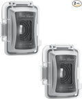 Bates Choice Weatherproof Electrical Outlet Cover, 2 Pack, 1-Gang, Outdoor Outlet Cover, Weatherproof, Outlet Cover Box