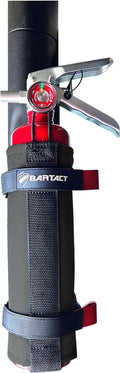 Bartact - 2.5 lb Roll Bar Fire Extinguisher Mount for Vehicle Holder, Adjustable Fire Extinguisher Holder Mount, US Made Universal Vehicle Fire Extinguisher Holder Fits All Roll Bars (Graphite)