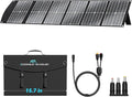 100W Portable Solar Panel Extremely Lightweight Compact Foldable with USB QC3.0, Type-C PD3.0, Anderson and XT60 DC 20V for Camping Power Station, Solar Generators, Cell Phones
