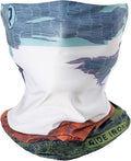 Neck Gaiter and Arm Sleeves Set, UPF 50+ Breathable Face Mask and Cooling Compression Sleeves