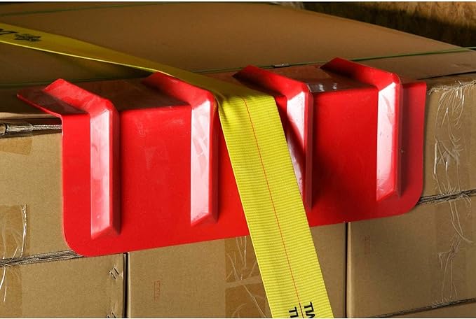DC Cargo - Heavy-Duty Edge Protectors, 8"x8"x24" (Pack of 8) Strap Protectors for Flatbed Equipment, Unparalleled Cargo Management Solutions for Truckers, Contractors, and Outdoor Enthusiasts