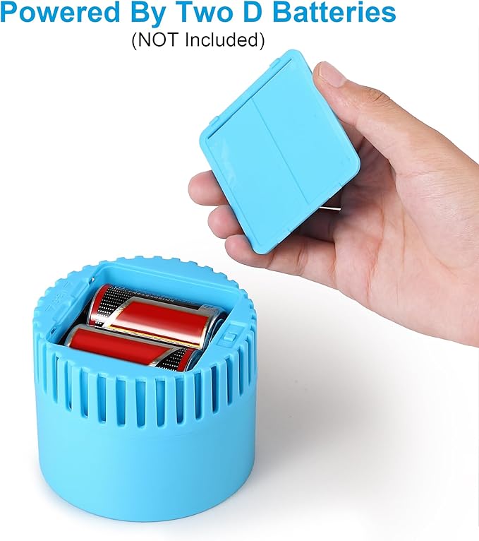 RV Refrigerator Fan, Low Noise, 3000 RPM Motor for Efficient Circulation of Internal RV Fridge Cold Air, Longer Food Preservation Time,Easy On/Off Switch (Excluding Batteries)