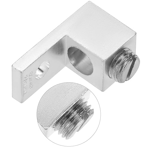 QWORK Aluminum Alloy Mechanical Lugs, 25Pcs High-Strength Terminal Mechanical Lug, Screw Size 5/16-24, Compatible with 14 AWG - 2/0 AWG Conductors