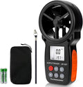 Pocket Anemometer Handheld Wind Speed Meter for Wind &Airflow &Wind Chil, Air Flow Meter for Drone Flying Golf Shooting,14℉-113℉ Wind Tempe