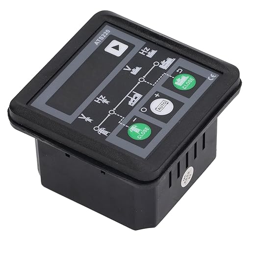 Automatic Transfer Switch ATS Controller IP54 LED Display 30-300V for Reliable Power Transfer and Generator Backup Systems