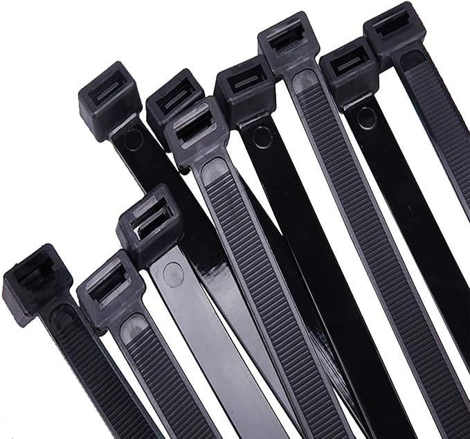 Long Zip Ties Heavy Duty 24 inch, Large Zip Ties with 175 lbs Tensile Strength, Big Cable Ties, Black, 45 Pack, by AGAOTIAN