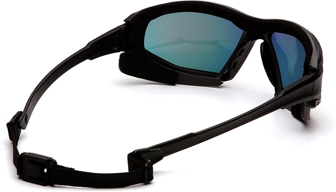 Pyramex Safety Highlander XP Eyewear, Frame/Indoor-Outdoor Mirror Anti-Fog Lens