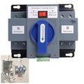Dual Power Automatic Transfer Switch, 2P 63A 110V Dual Power Generator Changeover Switch 50HZ/60HZ