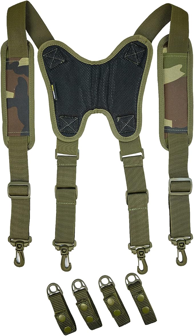 MELOTOUGH Tactical Suspenders For Duty Belt Police Suspenders 1.5 inch Police Suspenders for Law Enforcement Duty Belt