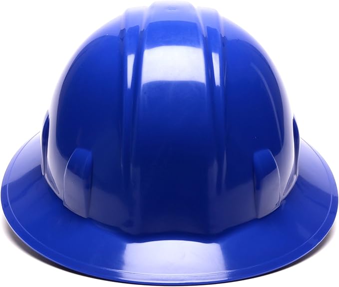 Pyramex Safety SL Series Full Brim Hard Hat 4-Point Ratchet Suspension