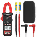 KAIWEETS Digital Clamp Meter, Portable Size, 2000 Counts, Measures High AC Current 400A, 600V AC/DC Voltage, Resistance, Continuity, Diode, Auto Ranging Multimter, Voltage Tester, KC400