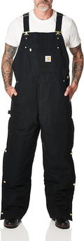 Carhartt Men's Loose Fit Firm Duck Insulated Bib Overall