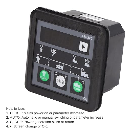 Automatic Transfer Switch Controller,ATS Automatic Transfer Switch Controller IP54 Power Controller for Electricity